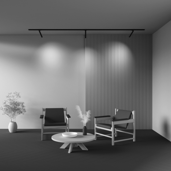 Трековый светильник Focus T черный 5