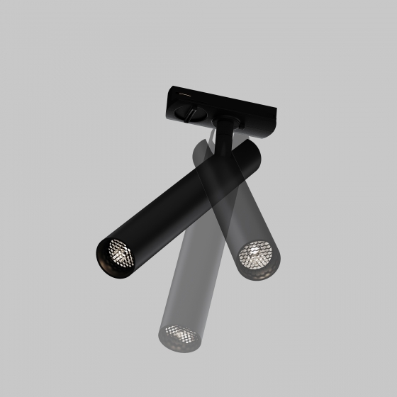 Трековый светильник Focus T черный 9