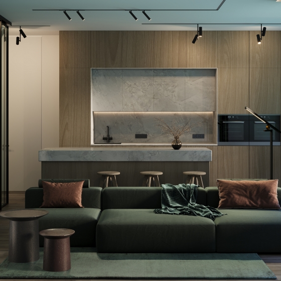 Трековый светильник Focus T черный 30 мм 3