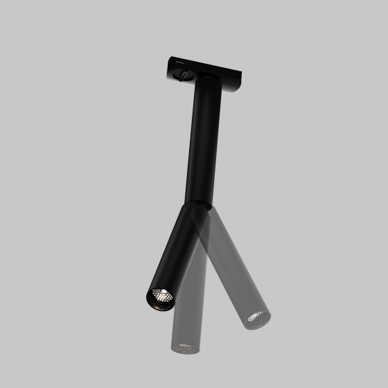 Трековый светильник Focus Dual черный 10