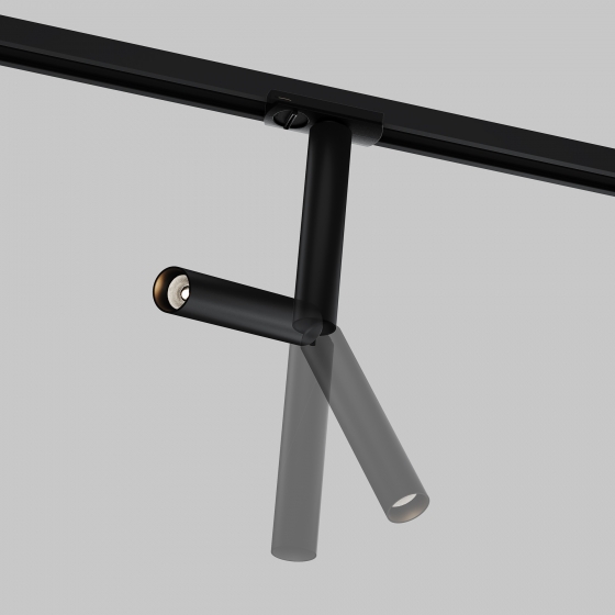 Трековый светильник Focus Dual черный 5