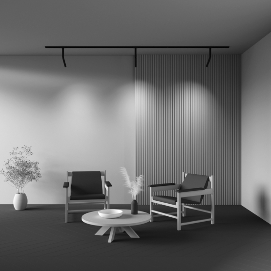 Трековый светильник Focus Dual черный 6