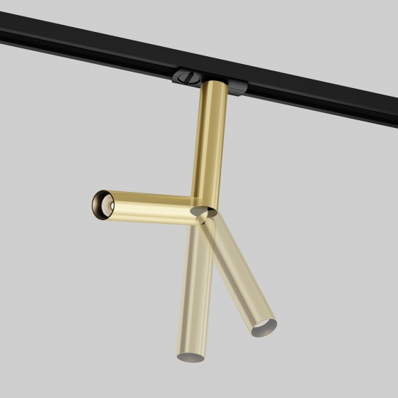 Трековый светильник Focus Dual черный 5