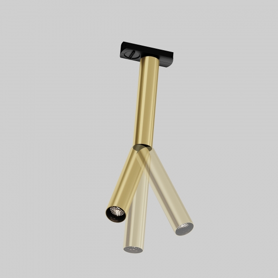 Трековый светильник Focus Dual черный 10