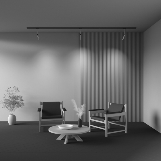 Трековый светильник Focus Dual черный 6