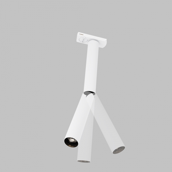 Трековый светильник Focus Dual белый 10