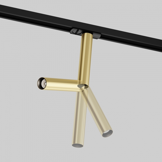 Трековый светильник Focus Dual черный 5