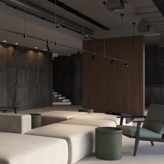 Трековый светильник Focus Led черный 11