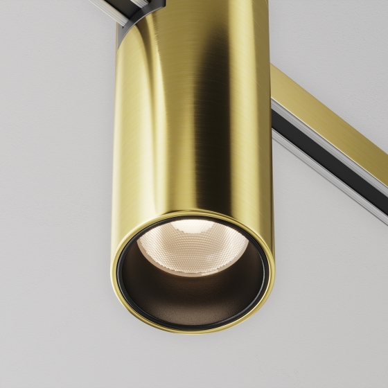 Трековый светильник Focus Led латунь 35мм 3