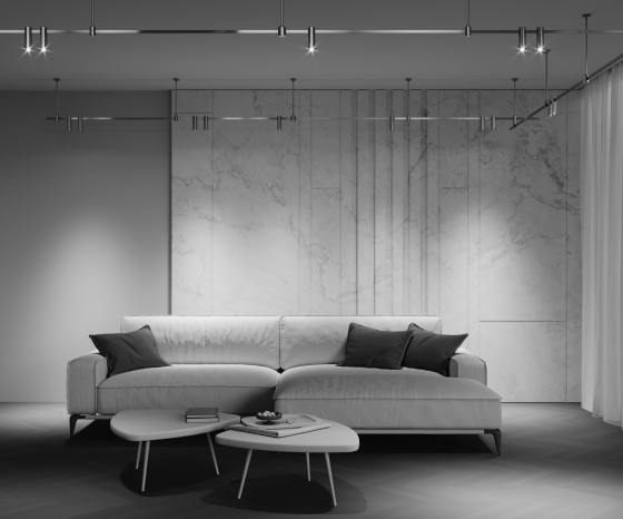 Трековый светильник Focus Led латунь 35мм 9