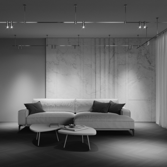 Трековый светильник Focus Led латунь 35мм 6