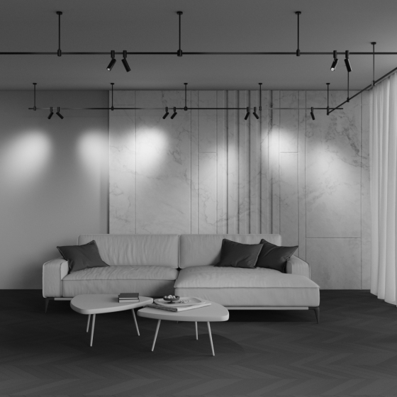 Трековый светильник Focus Led Flarity черный 6