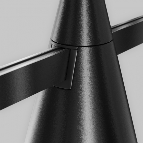 Трековый светильник Keila черный 7