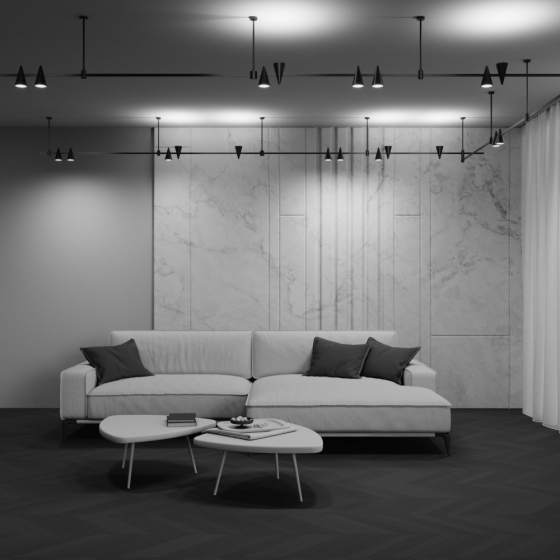 Трековый светильник Keila черный 5