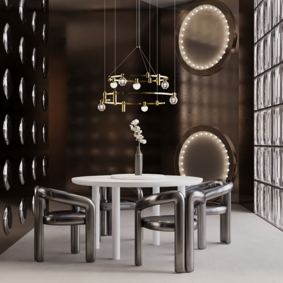 Трековый светильник Keila черный 10