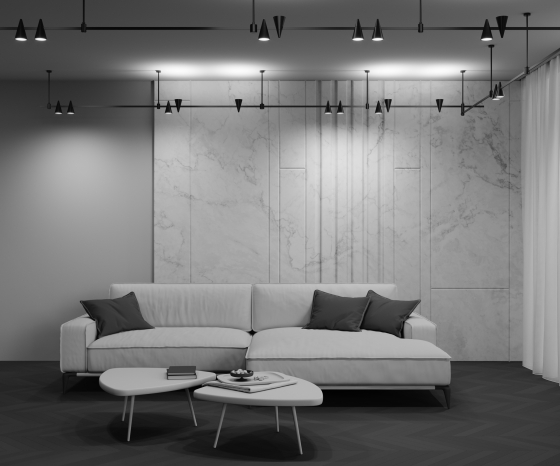 Трековый светильник Keila черный 8