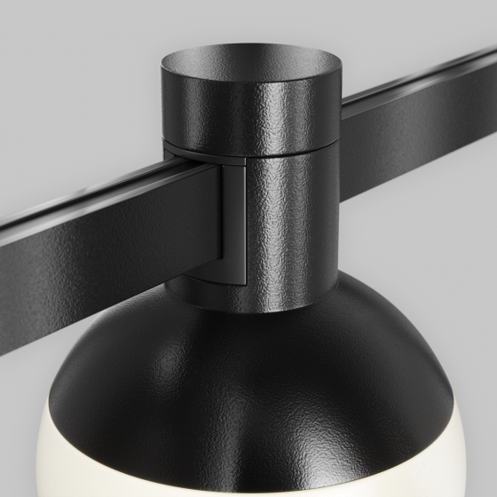 Трековый светильник Luna черный 7