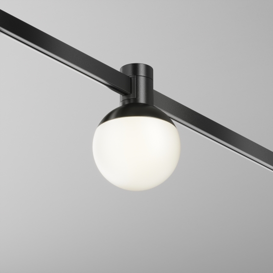 Трековый светильник Luna черный 3