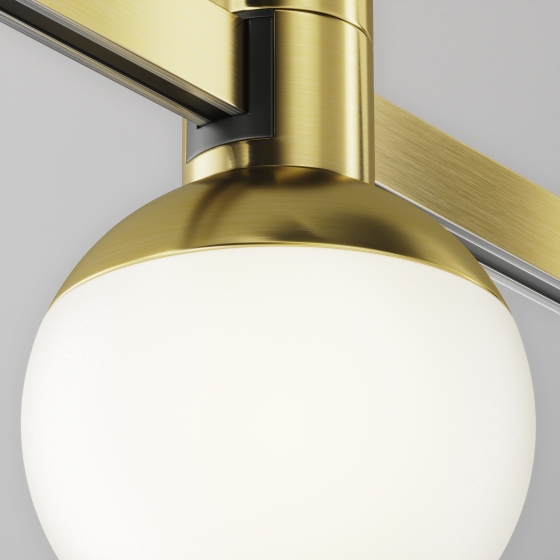 Трековый светильник Luna Латунь 75мм 3