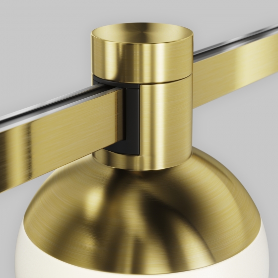 Трековый светильник Luna Латунь 75мм 14