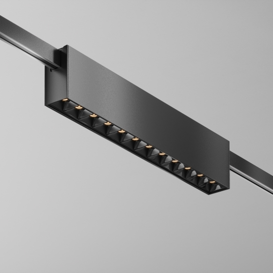 Трековый светильник FLARITY черный 232x24 мм 6