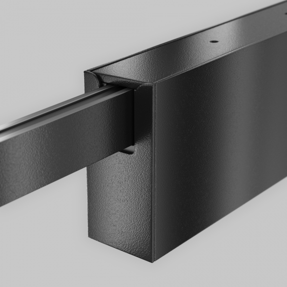 Трековый светильник FLARITY черный 232x24 мм 2