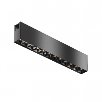 Трековый светильник FLARITY черный 232x24 мм