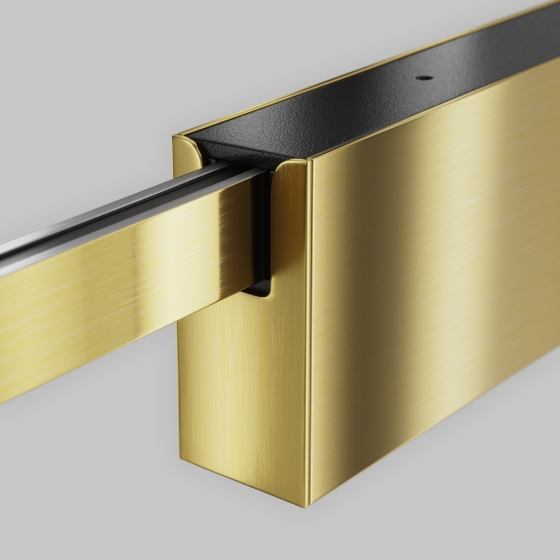 Трековый светильник FLARITY латунь 232x24 мм 7