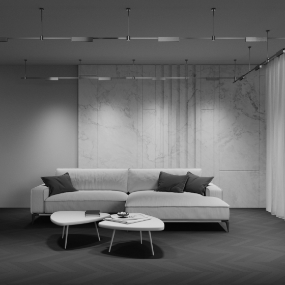 Трековый светильник FLARITY латунь 232x24 мм 5