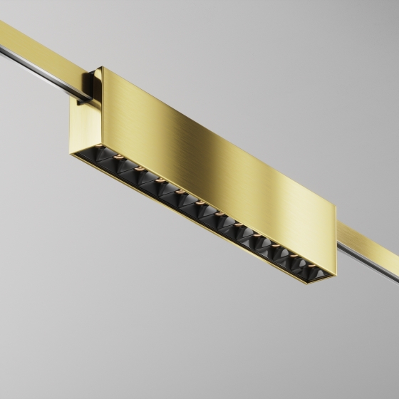 Трековый светильник FLARITY латунь 232x24 мм 3