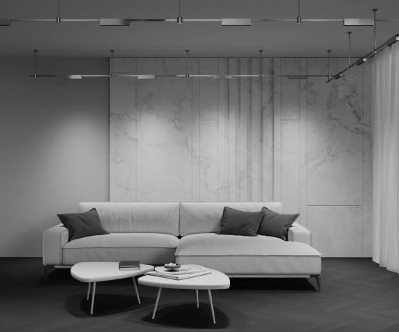 Трековый светильник FLARITY латунь 232x24 мм 8