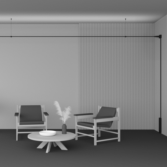 Трековый светильник Гибкая система ELASITY черный 10 м 8