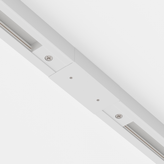 Прямой коннектор питания UNITY белый 4