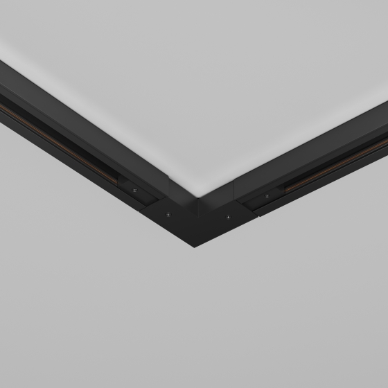 Угловой коннектор питания UNITY черный 3