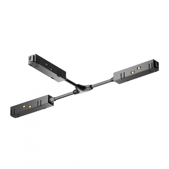 Коннектор питания Т-образный Gravity черный 1