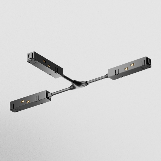 Коннектор питания Т-образный Gravity черный 2