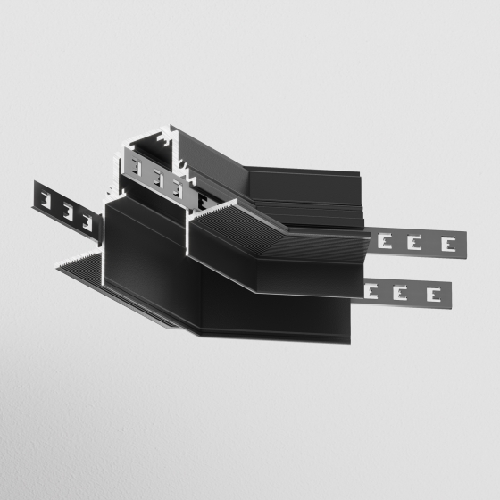 Угол-соединитель 135° Gravity черный 2