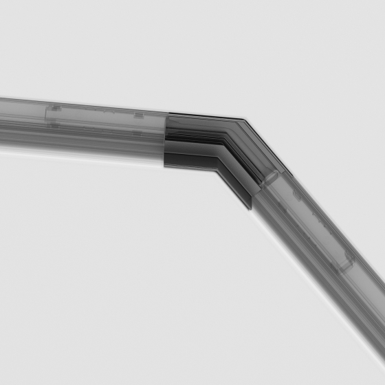 Угол-соединитель 135° Gravity черный 5