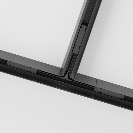 Коннектор Т-образный Gravity накладной черный 3