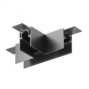 Коннектор Т-образный Gravity накладной черный