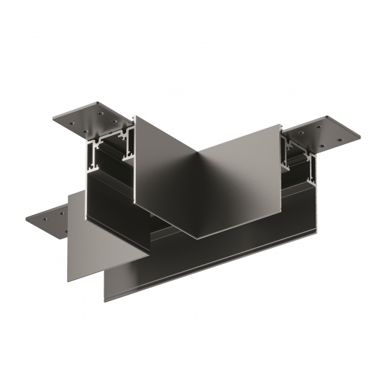 Коннектор Т-образный Gravity накладной черный 7