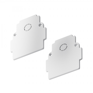 Заглушка торцевая Gravity белая