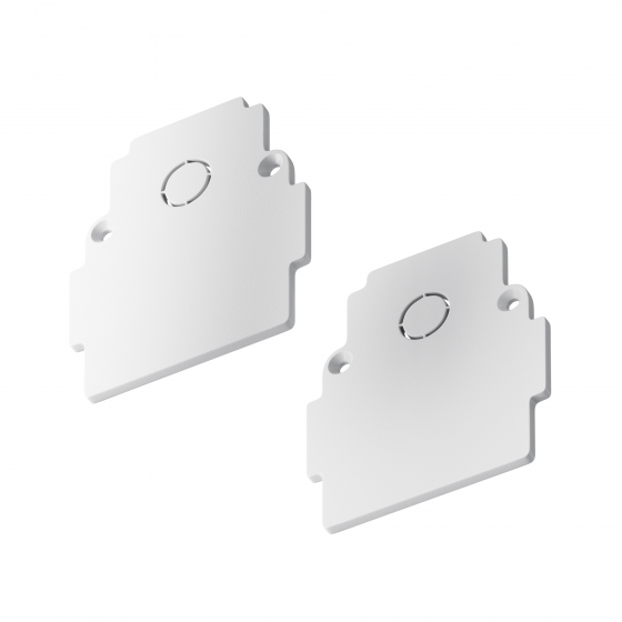 Заглушка торцевая Gravity белая 1