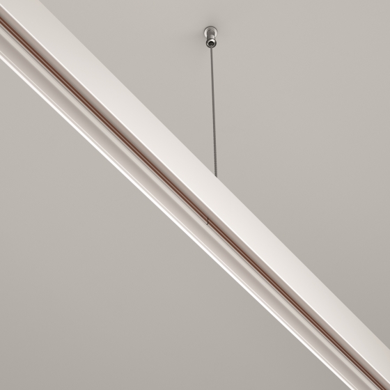 Коннектор прямой Exility накладной белый 5