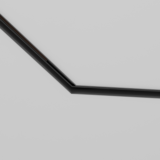 Коннектор угловой 135° EXILITY черный 3