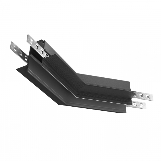 Коннектор угловой 135° EXILITY черный 1