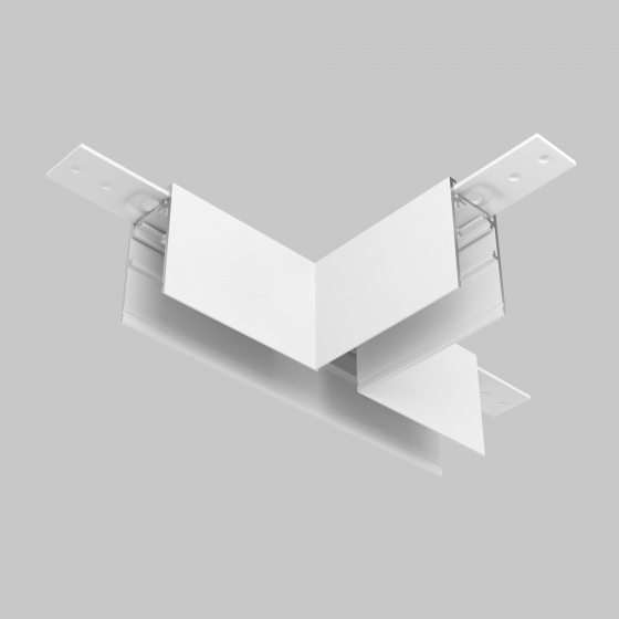 Коннектор Т-образный Exility накладной белый 2