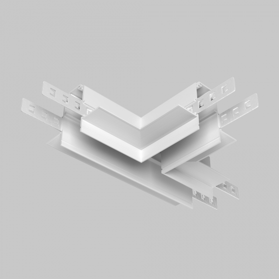 Коннектор Т-образный Exility встраиваемый под ГКЛ 9,5мм, белый 2