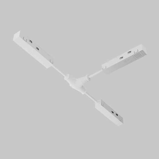 Коннектор питания Т-образный Exility белый 2