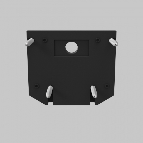 Торцевая заглушка для демпферного шинопровода черная 4